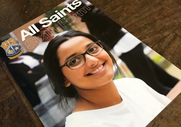 Sixth form prospectus for All Saints, Sheffield