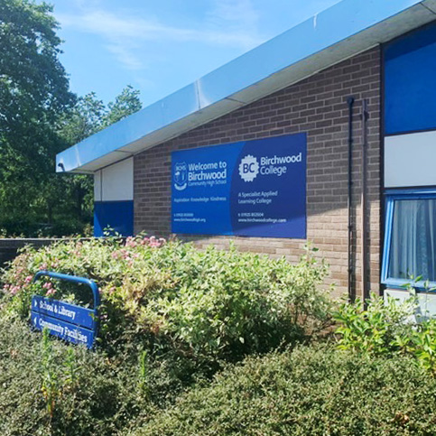 Birchwood College Wall Signage