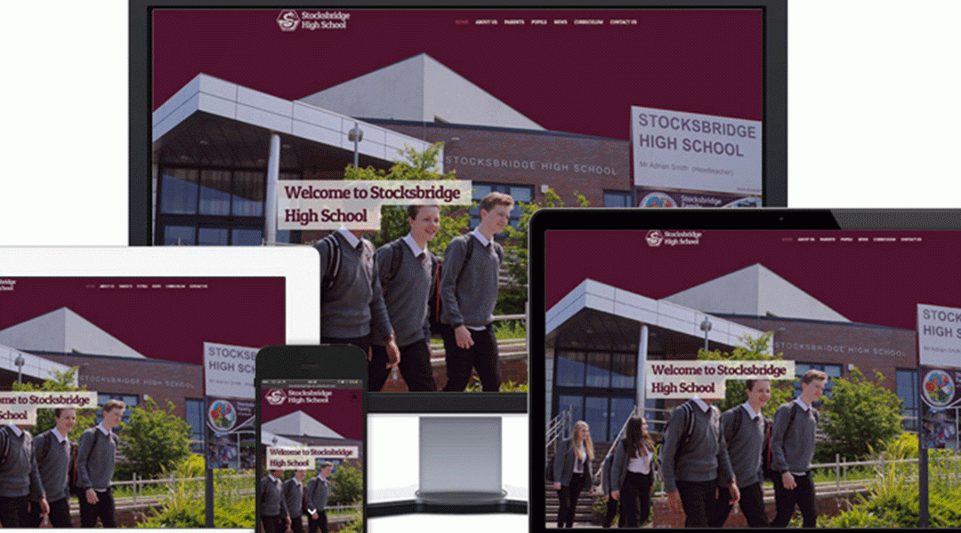 Secondary school website for Stocksbridge High School