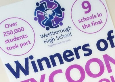 Winners of Tycoon Schools