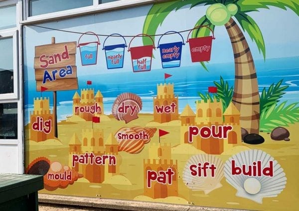 Sand Play Area Wall Art Graphics