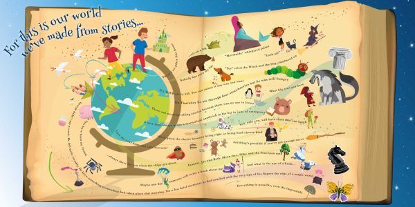 For this is our world we've made from stories Primary wall art