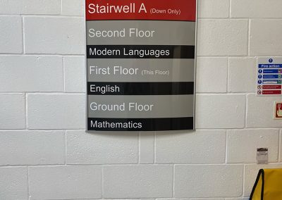 Langley Academy School Signage