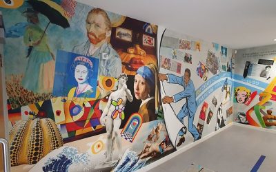 How to Create an Inspirational School Environment with Wall Art