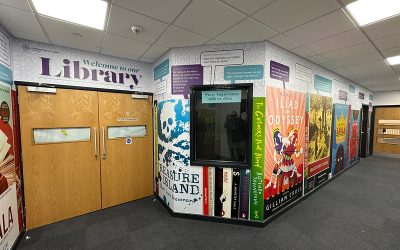 Using Wall Art in School Libraries to Foster a Love for Reading