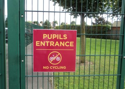 External school signage